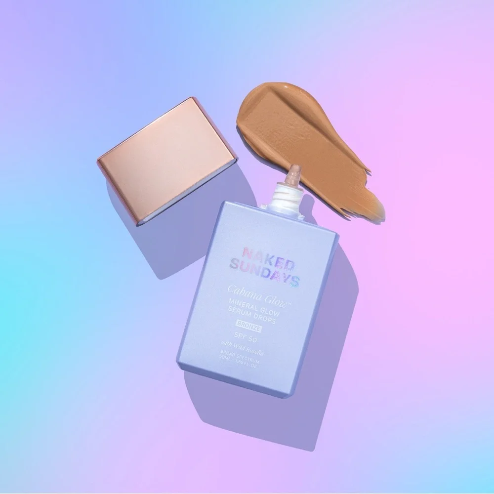 Naked Sundays CabanaGlow™ Mineral Glow Serum Drops – Bronze 🎀